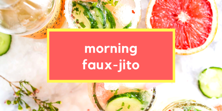 paleo faux-jito mocktail