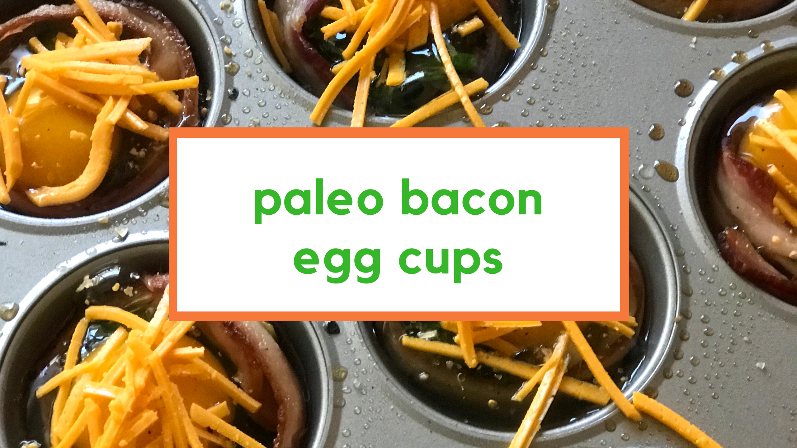 paleo bacon egg cups