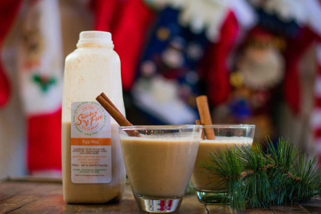 Paleo Egg Nog with Cinnamon Sticks