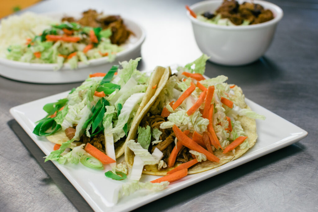 Instant Pot Teriyaki Pork Tacos