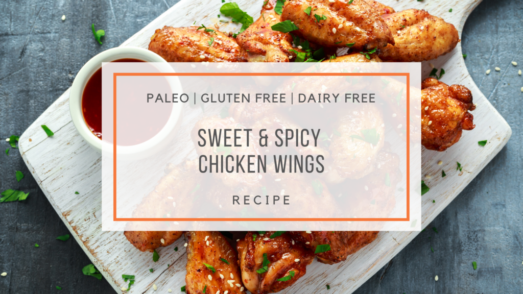 Paleo Sweet and Spicy Chicken Wings - Snackin' Free